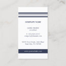 Pesquisar por azul listrado cartao de visita Elegante