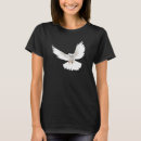 Pesquisar por pomba branca camisetas Voo