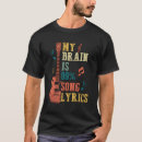 Pesquisar por letra musical camisetas Letras cerebrais