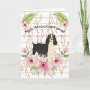 Pesquisar por cão com flores cartoes Aniversário