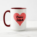 Pesquisar por ponto cruz canecas Vermelho