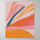 Pesquisar por tangerina pósteres Abstrato