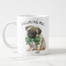 Pesquisar por pugs engraçados canecas Amante de pug