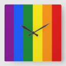 Pesquisar por bandeira gay arco iris lgbt relogios de parede Lésbica