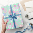 Pesquisar por flores frescas papel de presente Floral