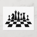 Pesquisar por peças do jogo de xadrez cartoes postais Preto