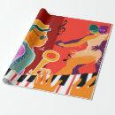 Pesquisar por música jazz papel de presente Ilustração