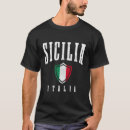 Pesquisar por orgulho siciliano camisetas Patrimônio italiano