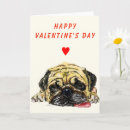 Pesquisar por pug valentine cartoes Engraçado