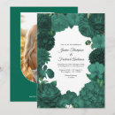 Pesquisar por verde esmeralda casamento convites De elegante
