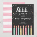 Pesquisar por velas aniversário convites Para ela