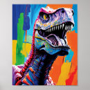 Pesquisar por dinossauros coloridos pôsteres pósteres Qualquer pessoa