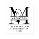 Pesquisar por letra m monograma carimbos Elegante