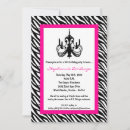 Pesquisar por pink zebra convites Chic