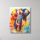 Pesquisar por elefantes impressão de canvas Animal