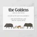 Pesquisar por moving announcement cartoes postais Moderno