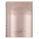 Pesquisar por rose gold cadernos de notas Brilho