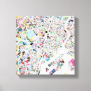 Pesquisar por cartografia impressão de canvas Abstrato