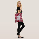 Pesquisar por monograma floral bolsas Burgundy