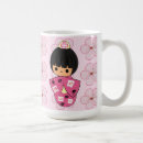 Pesquisar por boneca do kokeshi canecas Rosa