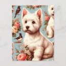 Pesquisar por west highland terrier cartoes postais Cachorro