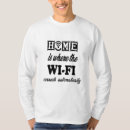 Pesquisar por conexão wifi camisetas Humor tecnológico