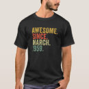 Pesquisar por março aniversário camisetas 1959