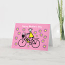 Pesquisar por bicicleta com flores cartoes Mães
