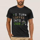 Pesquisar por café no código camisetas Codificação