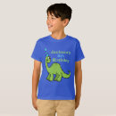 Pesquisar por dinossauro do aniversário camisetas Miúdos