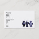 Pesquisar por robôs cartao de visita Retro