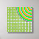 Pesquisar por dos círculos impressão de canvas Verde