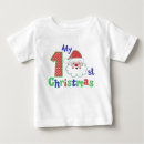 Pesquisar por o primeiro natal do bebê camisetas Meu natal de 1rua