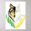Pesquisar por lobo colorido pósteres Lobos