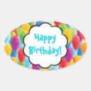 Pesquisar por balão oval adesivos Aniversário