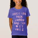 Pesquisar por letra alfabética camisetas Abc