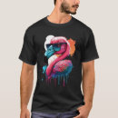 Pesquisar por flamingo colorido camisetas Realista
