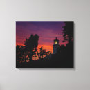 Pesquisar por no por do sol impressão de canvas Farol