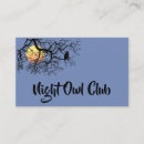 Pesquisar por coruja noite cartao de visita Pássaro