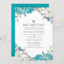 Pesquisar por turquoise bat mitzvah convites Moderno