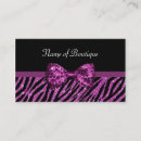 Pesquisar por zebra roxa cartao de visita Brilho
