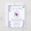 Pesquisar por floral azul do da lavanda casamento convites Rosa