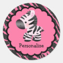 Pesquisar por zebra cor de rosa adesivos Animais
