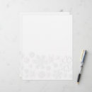Pesquisar por flocos de neve papel timbrado Branco