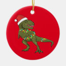Pesquisar por dinossauro papai noel ornamentos T rex