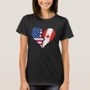 Pesquisar por símbolo de canadá camisetas Coração