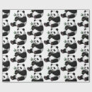 Pesquisar por urso panda papel de presente Padrão