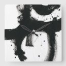 Pesquisar por abstrato preto e branco relogios de parede Contemporâneo