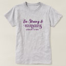 Pesquisar por seja forte e corajoso camisetas Para ela