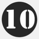 Pesquisar por número dez adesivos Para todos